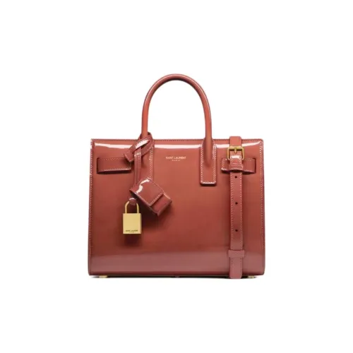 SAINT LAURENT SAC DE JOUR Телячья кожа Одно плечо Сумка Нано Женская Розовая