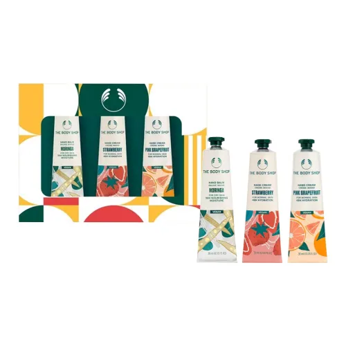 TheBodyShop Рождество Ограниченный Комплект Уход за Ручами Hydrating 30 мл + 30 мл + 30 мл