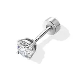 Серьги-гвоздики с четырьмя щупальцами, 3 мм