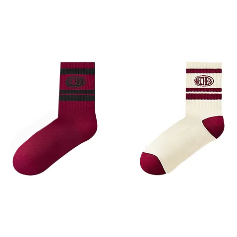Skechers Comfort Sports Series 2 шт Снег/Шафран/05T2 Женские MID Носки до икры