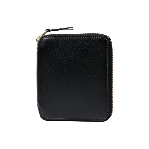 CDG Кожа Держатель для карт кошелек Мини Мужской Черный