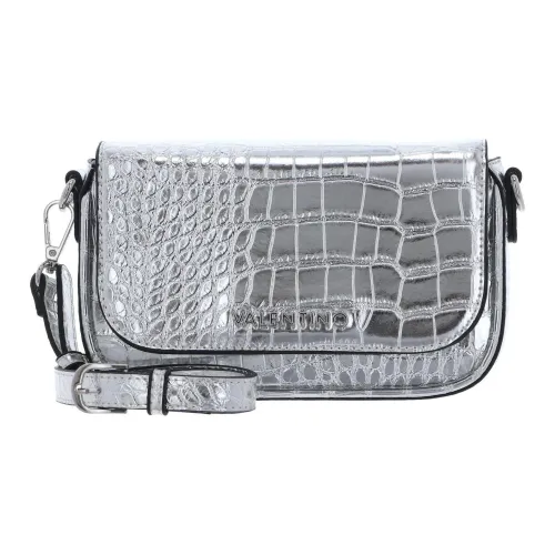 Valentino Полиуретан Сумка через плечо Сумка на плечо Женская Серебряная