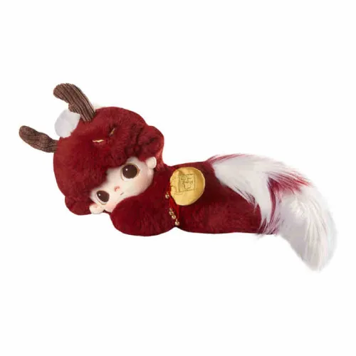 POP MART Коллаборация Edition Lantern Wind Moon Collection Dimoo Благоприятный Зверь Cotton Doll Модные Фигурки 17,5 см