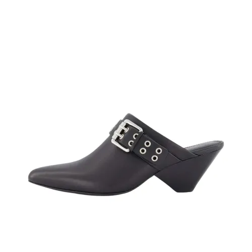 RAG BONE Домашние тапочки 6 см Женские Черный