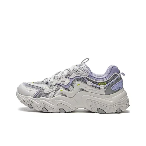 LINING Дышащий Устойчивый к истиранию Низ Резистентный Низкий Топ Повседневный Женский Фиолетовый Серый