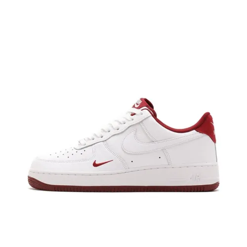 Nike Air FORCE 1 Износостойкий и Легкий Низкий Топ Скейтборд Кроссовки Мужские Белые