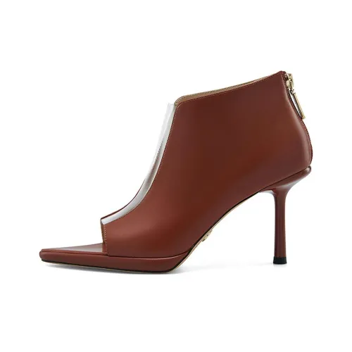 NINE WEST Ботильоны Кирпично-красный Женские