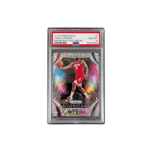 PANINI 2019 Prizm James Harden Fireworks FAST BREAK PSA10 Grade Сертифицированные Карты 1 Упаковка