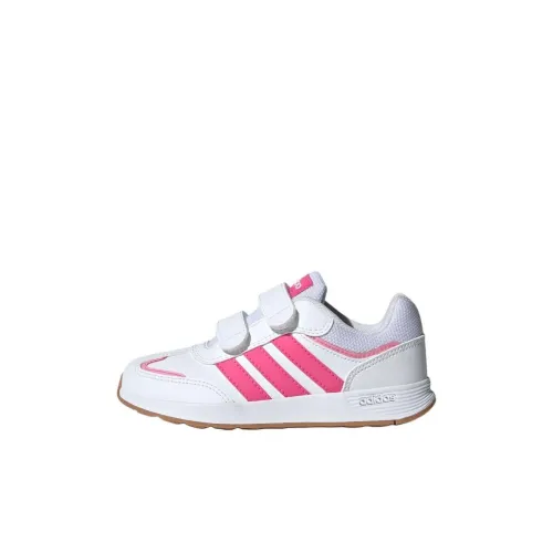 Adidas TENSAUR SWITCH Устойчивый к истиранию Низкий Топ КIDS Лайфстайл Обувь Белый Импульс Фиолетовый Благословение Розовый Детский