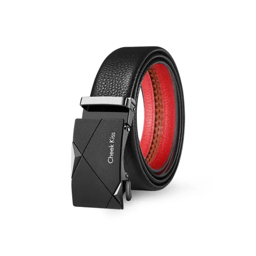 Cheekkiss Ремни из коровьей кожи Мужской Металлический Золотой Серебряный Ширина 3,5 см