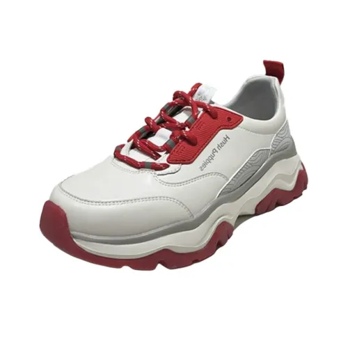 Hush Puppies Устойчивая к истиранию Низкая Обувь Повседневная Женская Белая Красная