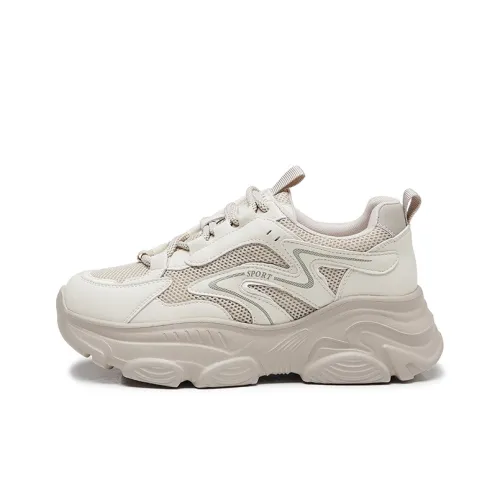 Bull Charm Устойчивые к истиранию Низкие Топ Кроссовки с Толстой Подошвой Женские