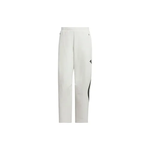 Adidas SS25 Вязаные тренировочные штаны мужские ярко-белые