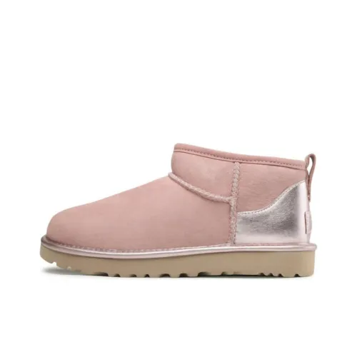UGG W Cassic Ультра Мини SHINE Термические ботинки для снега женские розовые