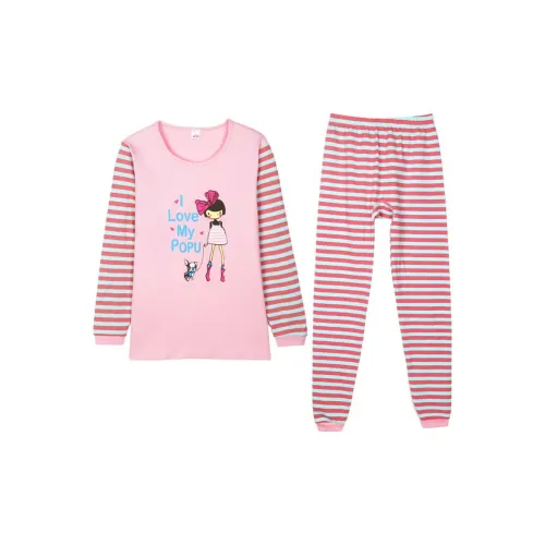 Cotton Gene Thermal Set Women's Pink