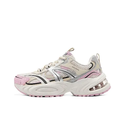 Skechers Уличные массивные кроссовки с низким верхом, розовые, женские