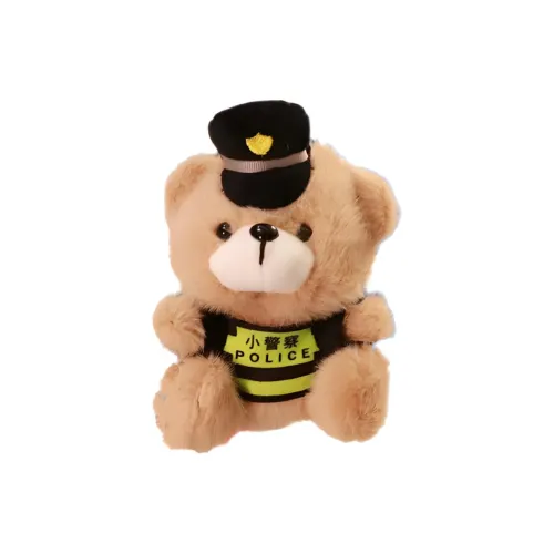 BAYINXIANG Милый JUSTICE Полицейский офицер Совместимость с возрастом старше 3 лет Куклы Плюшевый Брелок