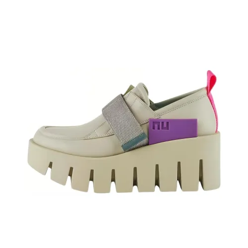 UNITED NUDE Лоферы 6,5 см Женские Хаки