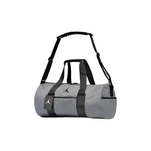 Джордан Полиэстер Спортивный Сумка Большая Унисекс Серый