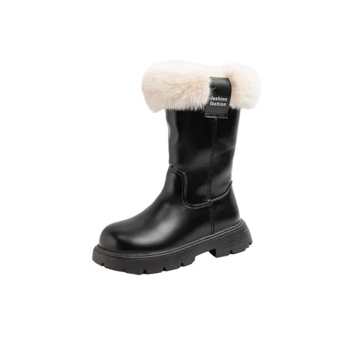 Wooden Rabbit Детские кожаные сапоги High Top Kids