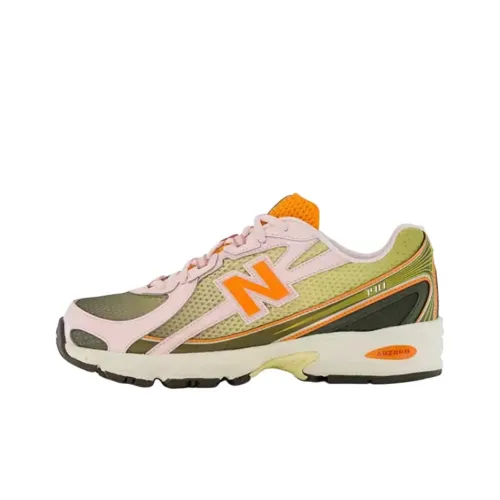 CNCPTS x New Balance NB 740 Износостойкий и Легкий Низкий Топ Беговые кроссовки Унисекс Зеленый Широкий крой