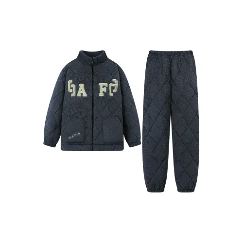 Gongdie Пижамный комплект мужской серый синий