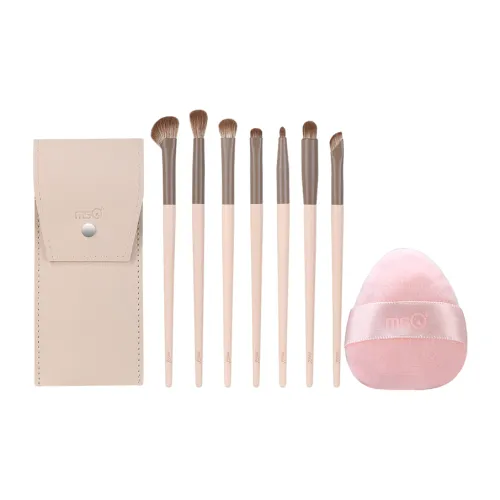 MSQ 7 шт Молочный кофейный Eye Shadow Щетка Наборы одежды MAKE UP Инструменты Портативный Антибактериальный Смешанный Детали Мягкий