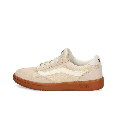 Vans CRUZE TOO CC Износостойкий и Легкий Низкий Топ Скейтборд Кроссовки Женские Бежевые