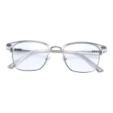 Винтажный серый, серебристый [Защита от синего света]