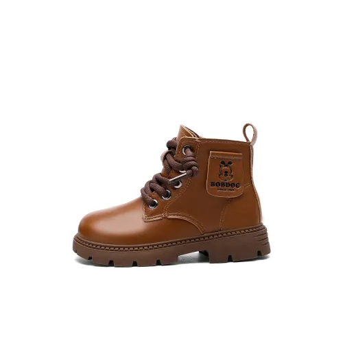 BOBDOG Детские кожаные сапоги MID Топ Kids