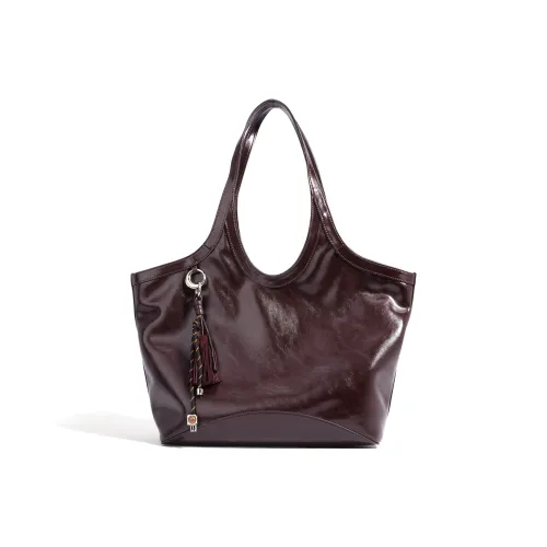 COURONNE Коровья кожа Спилок Тоут Сумка Плечевая сумка Большая Женская Многоцветная