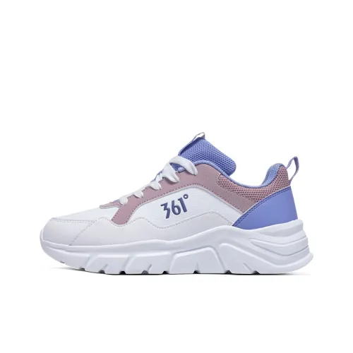 361° Водонепроницаемый и Легкий Низкий Топ Повседневная Обувь Женская Белая Фиолетовая