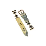 Жёлтый, зелёный [розовое золото, застёжка]