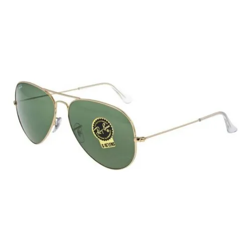 RayBan Металлические Aviator Солнцезащитные очки Унисекс Золото