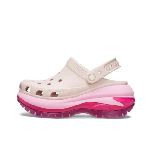 Crocs Classic Clog Sabo Унисекс Белый Розовый