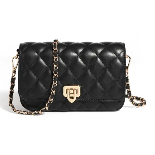 SEM/R ПУ (полиуретан) Мода Универсальная Сумка через плечо Для работы Ежедневная Сумка на плечо Женская Черная/Белая