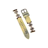 Жёлтый, зелёный [серебряная застёжка]