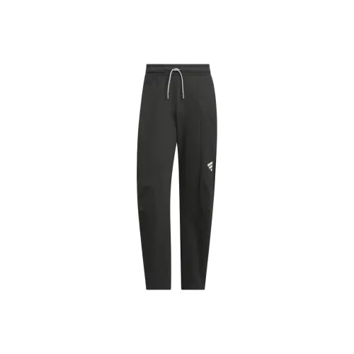 Adidas SS25 Вязаные тренировочные штаны мужские цвет угольно-черный