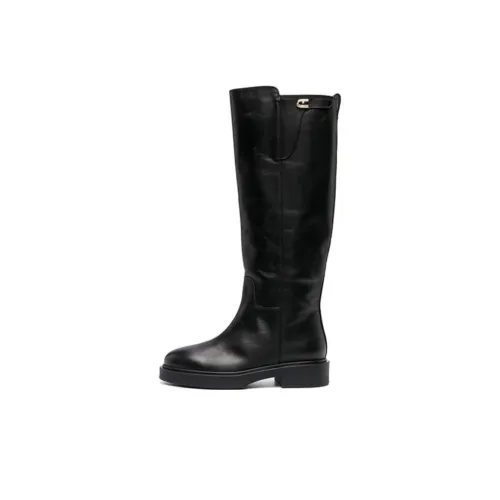 Furla Женские высокие сапоги на молнии черные
