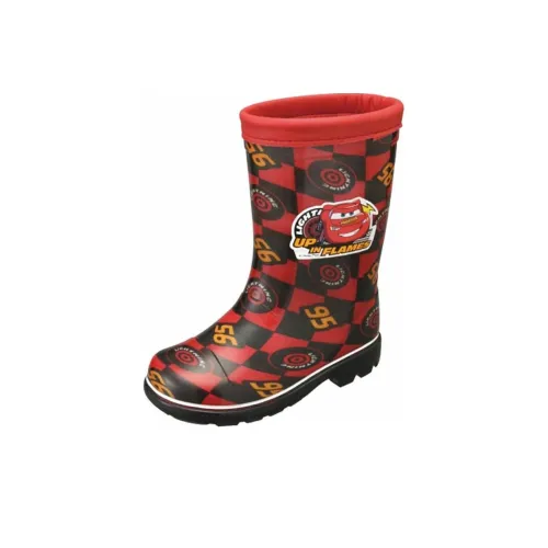 Disney x MoonStar противоскользящие устойчивые к истиранию высокие детские резиновые сапоги красный для детей от 3 до 7 лет
