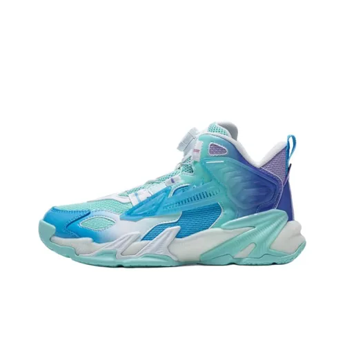 QIAODAN Assassin Амортизация Износостойкий Низкий Топ Детские Баскетбольные Кроссовки Синий