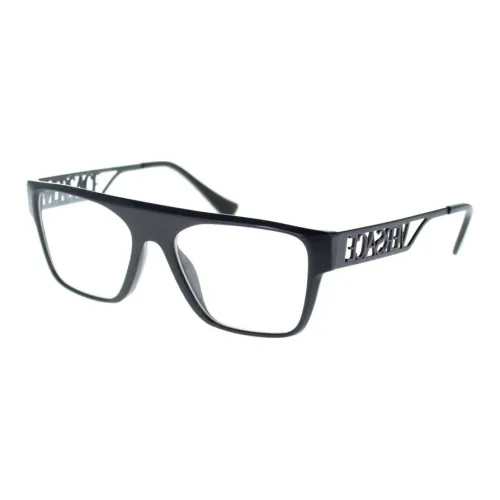 VERSACE Ацетат Квадратные Оправы для Очков Унисекс Черные