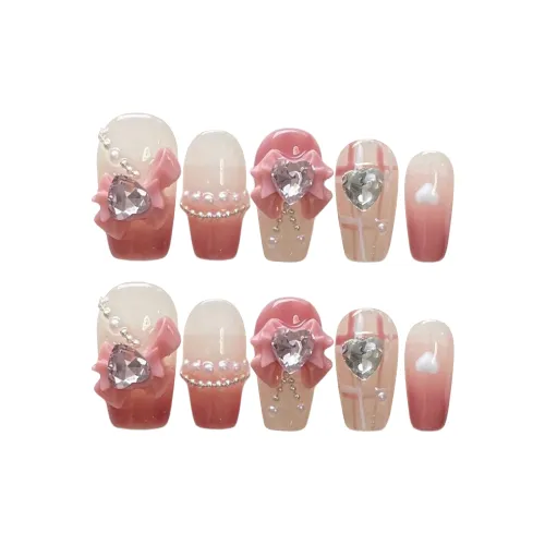 Song Biography Сладкий стиль 3D-эффект Бабочка Осветляющий Nail Art 20 мм Короткий ЛАДДЕР