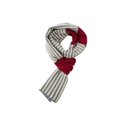 MUJI Шерсть Трикотаж Шарфы Женские Многоцветные