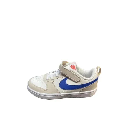 Nike Court Borough 2 Slip Resistant Abrasion Resistant Low Топ Детские Скейтбординги Бежевый Детский