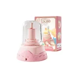 Розовый мини керамический колесо [2-ступенчатая регулировка + 2 катка + инструменты] изысканная коробка