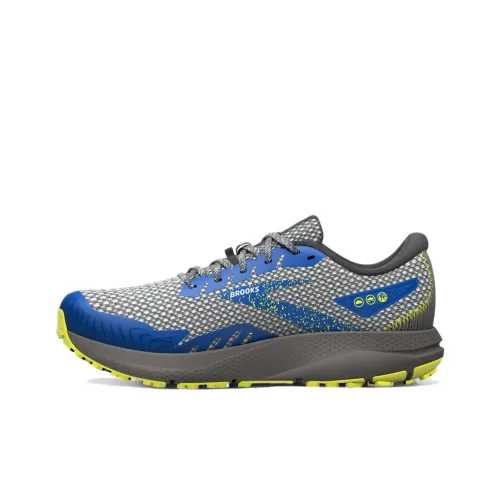 Brooks Divide Износостойкий и Легкий Низкий Топ Беговые кроссовки Мужские Серые Широкая подошва