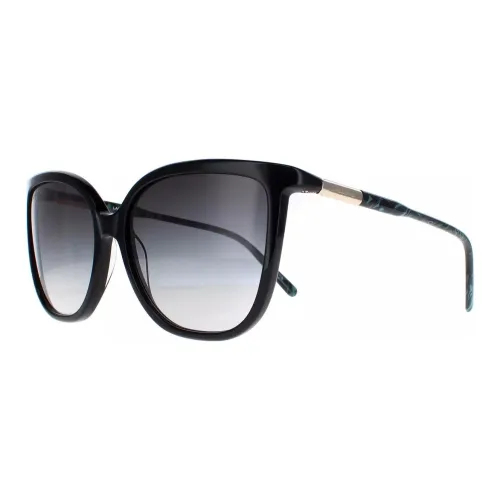 LACOSTE Пластик Квадратные Солнцезащитные очки Женские Черные