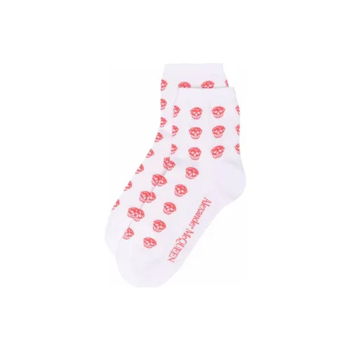 Alexander McQueen SS23 Низкие носки Женские Белые