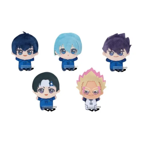 BANDAI Партия 7 Синий Exclusion Zone Мини The Little Gumnuni Куклы Плюшевый Брелок 11 см Рекомендуемая высота